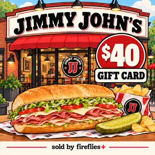 $40.00 USD JIMMY JOHNS GIFT CARDS