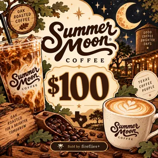 $100.00 USD SUMMER MOON COFFEE GIFT CARDS