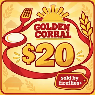 $20.00 USD GOLDEN CORRAL GIFT CARDS