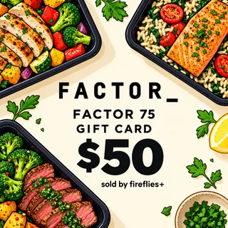 $50.00 USD FACTOR 75 GIFT CARDS