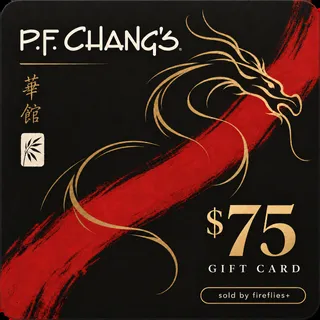 $75.00 USD PF CHANGS GIFT CARDS