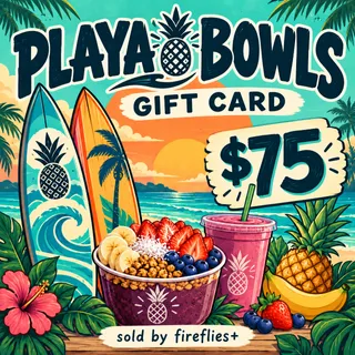 $75.00 USD  PLAYA BOWLS GIFT CARDS