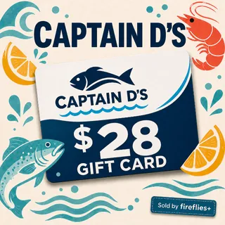 $28.00 USD CAPTAIN DS GIFT CARDS