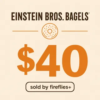 $40.00 USD EINSTEIN BROS BAGELS GIFT CARDS