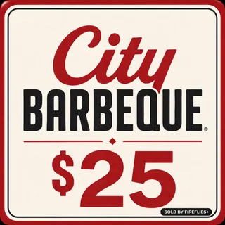 $25.00 USD CITY BARBEQUE/CITY BBQ GIFT CARDS