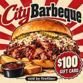 $100.00 USD CITY BBQ GIFT CARDS