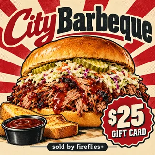 $25.00 USD CITY BBQ GIFT CARDS