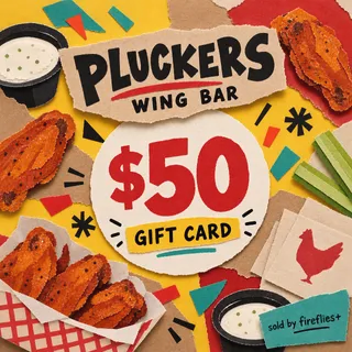 $50.00 USD PLUCKERS WING BAR GIFT CARDS