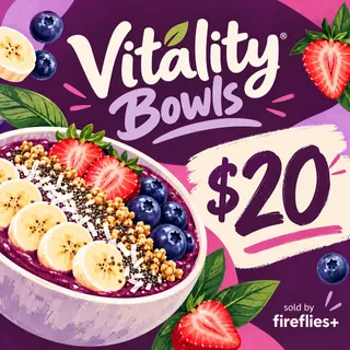 $20.00 USD VITALITY BOWLS GIFT CARDS
