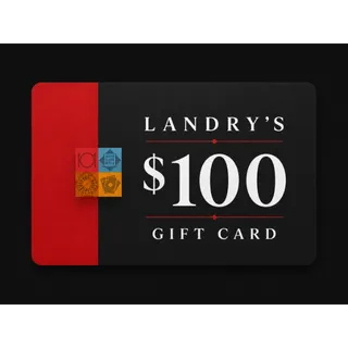$100.00 USD LANDRYS GIFT CARDS