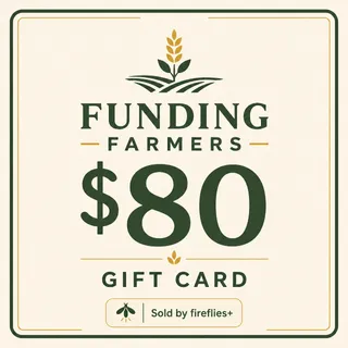 $80.00 USD FUNDING FARMERS GIFT CARDS