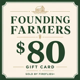 $80.00 USD FOUNDING FARMERS GIFT CARDS