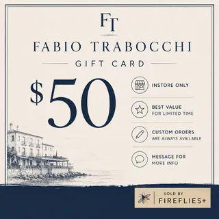 $50.00 USD FABIO TRABOCCHI GIFT CARDS