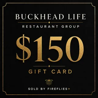 $150.00 USD BUCKHEAD LIFE RESTAURANT GROUP GIFT CARDS