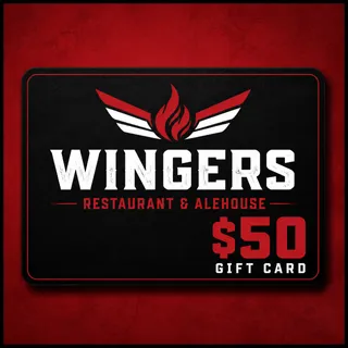$50.00 USD WINGERS RESTAURANT & ALEHOUSE GIFT CARDS