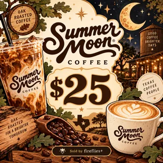 $25.00 USD SUMMER MOON COFFEE GIFT CARDS