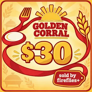 $30.00 USD GOLDEN CORRAL GIFT CARDS