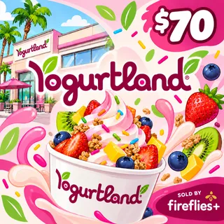 $70.00 USD YOGURTLAND GIFT CARDS