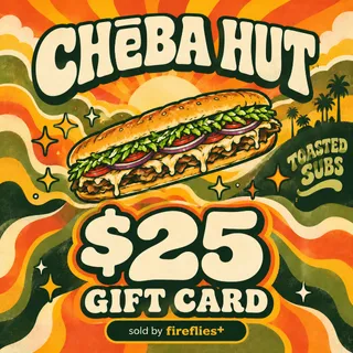 $25.00 USD CHEBA HUT GIFT CARDS