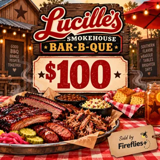 $100.00 USD LUCILLES SMOKEHOUSE BBQ GIFT CARDS