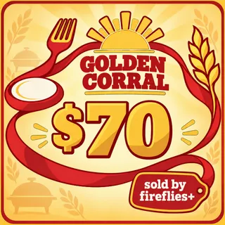 $70.00 USD GOLDEN CORRAL GIFT CARDS