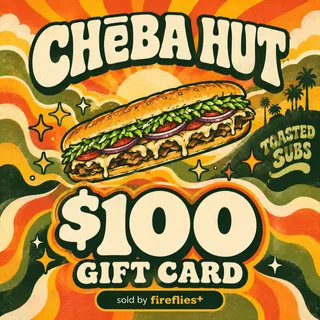$100.00 USD CHEBA HUT GIFT CARDS