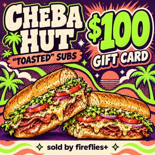 $100.00 USD CHEBA HUT GIFT CARDS