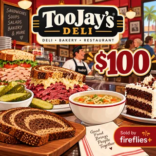 $100.00 USD TOOJAY DELI GIFT CARDS