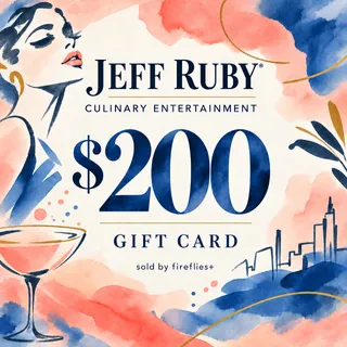 $200.00 USD JEFF RUBY CULINARY ENTERTAINMENT (JEFF RUBYS STEAKHOUSE, CARLO AND JONHHY & THE PRECINCT) GIFT CARDS