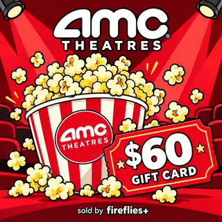 $60.00 AMC THEATRES GIFT CARDS