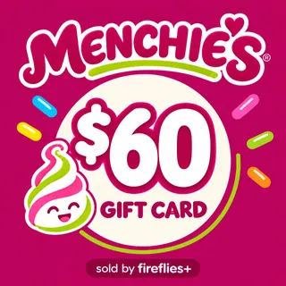 $60.00 USD MENCHIES CAFE GIFT CARDS