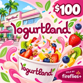 $100.00 USD YOGURTLAND GIFT CARDS