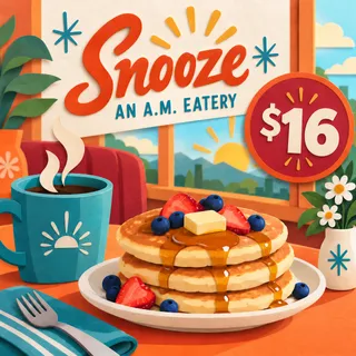 $16.00 USD SNOOZE AN AM EATERY GIFT CARDS