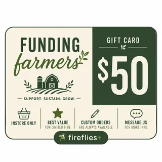 $50.00 USD FUNDING FARMERS GIFT CARDS