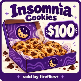 $100.00 USD INSOMNIA COOKIES GIFT CARDS