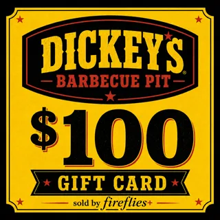 $100.00 USD DICKEYS BARBECUE PIT GIFT CARDS