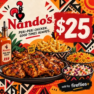 $25.00 USD NANDOS GIFT CARDS