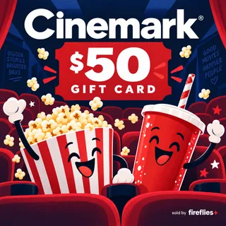 $50.00 USD CINEMARK  GIFT CARDS