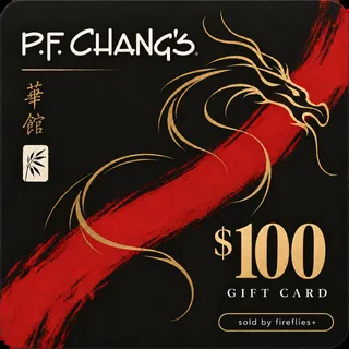 $100.00 USD PF CHANGS GIFT CARDS