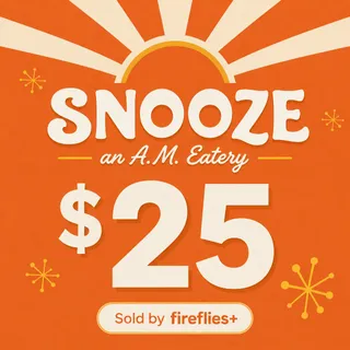 $25.00 USD SNOOZE AN AM EATERY GIFT CARDS