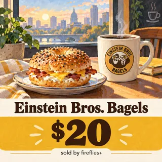 $20.00 USD EINSTEIN BROS BAGELS GIFT CARDS