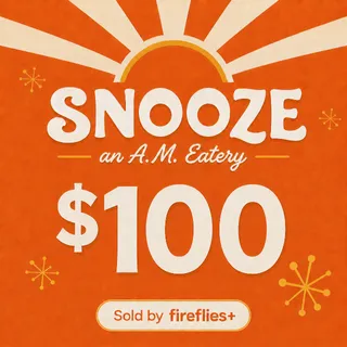 $100.00 USD SNOOZE AN AM EATERY GRILL GIFT CARDS