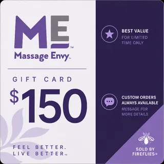 $150.00 USD MASSAGE ENVY GIFT CARDS 