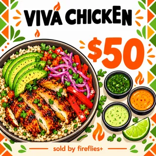$50.00 USD VIVA CHICKEN GIFT CARDS