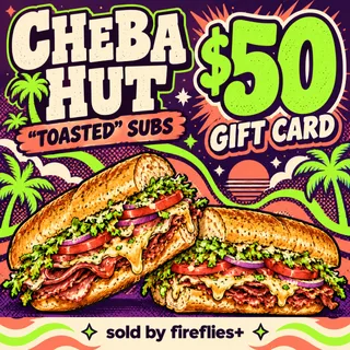 $50.00 USD CHEBA HUT GIFT CARDS
