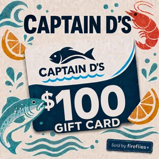 $100.00 USD CAPTAIN DS GIFT CARDS