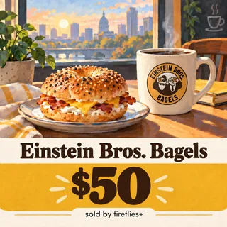 $50.00 USD EINSTEIN BROS BAGELS GIFT CARDS
