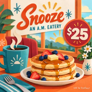 $25.00 USD SNOOZE AN AM EATERY GIFT CARDS
