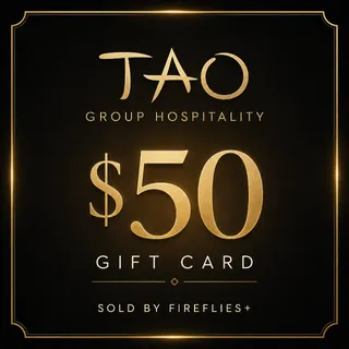 $50.00 USD TAO GROUP HOSPITALITY GIFT CARDS
