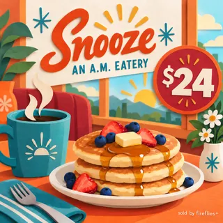 $24.00 USD SNOOZE AN AM EATERY GIFT CARDS